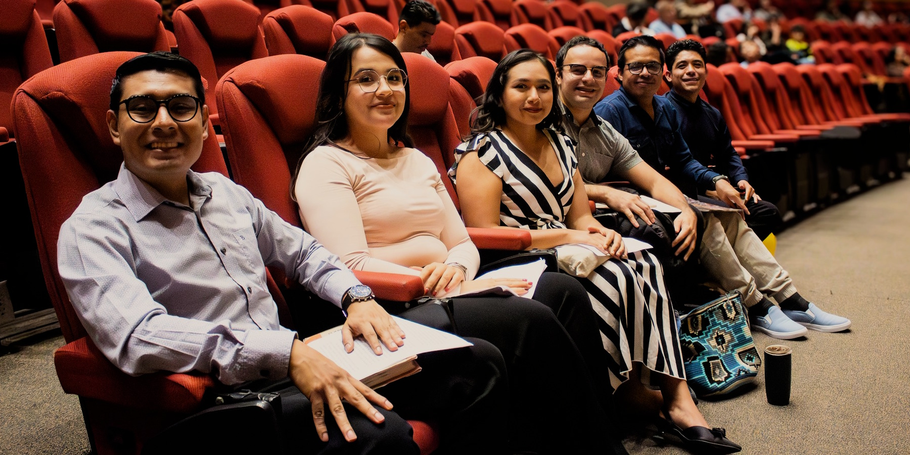 (de izq. a der.) Leonel Hernández, Isla Jiménez, Anahí Mendoza, Jerson Jaimes, Antonio Enríquez y Ulises Gómez.
